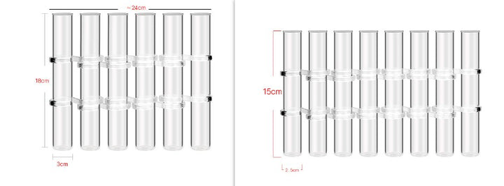 Stornfield | Flexible Flower Vases with Hinges | Modern Glass Tube Vase