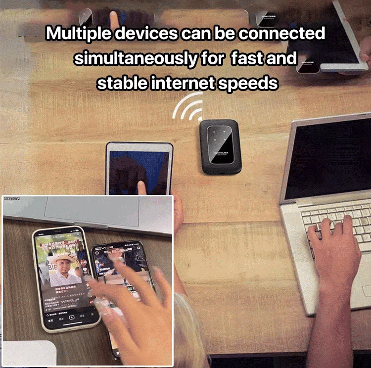 Stornfield | Portable 5G WiFi Router – High-Speed Mobile Wireless Internet Hotspot