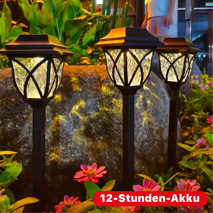 Solar LED Garden Lamp for Elegant Outdoor Atmosphere | Stornfield