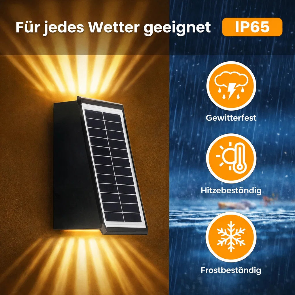 Solar Wall Light — Create a magical atmosphere and attention without cable clutter | Stornfield