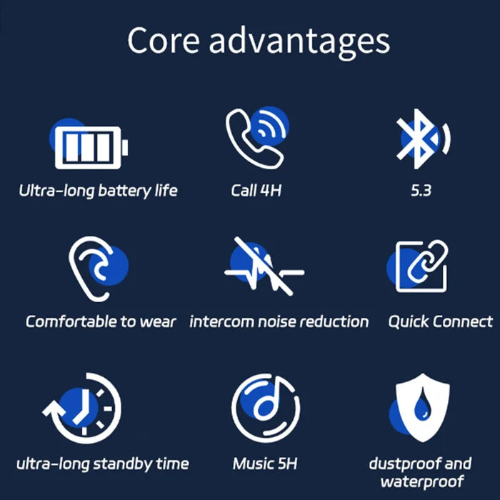 Stornfield | High Quality - Earphone Wireless Bluetooth