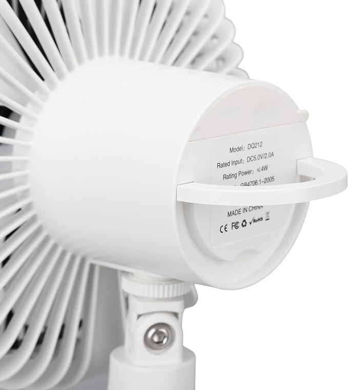 Rechargeable 10,000mAh Camping Fan with LED Lighting and Power Bank | Stornfield