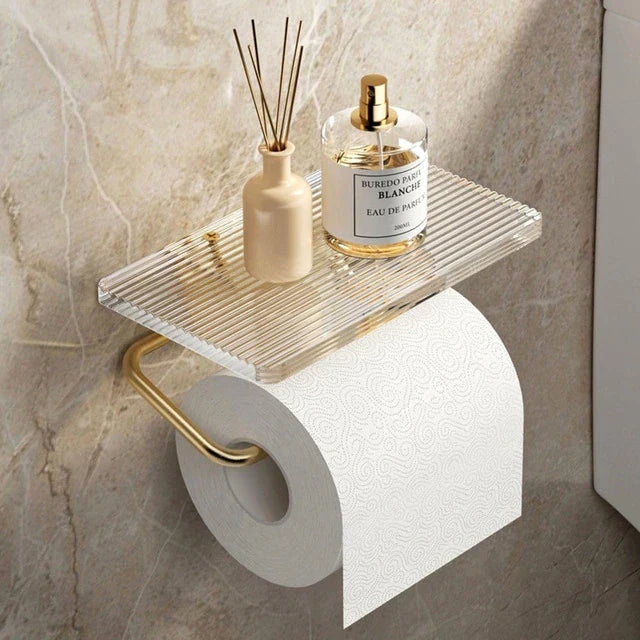 Modern Acrylic Toilet Paper Holder | Stornfield