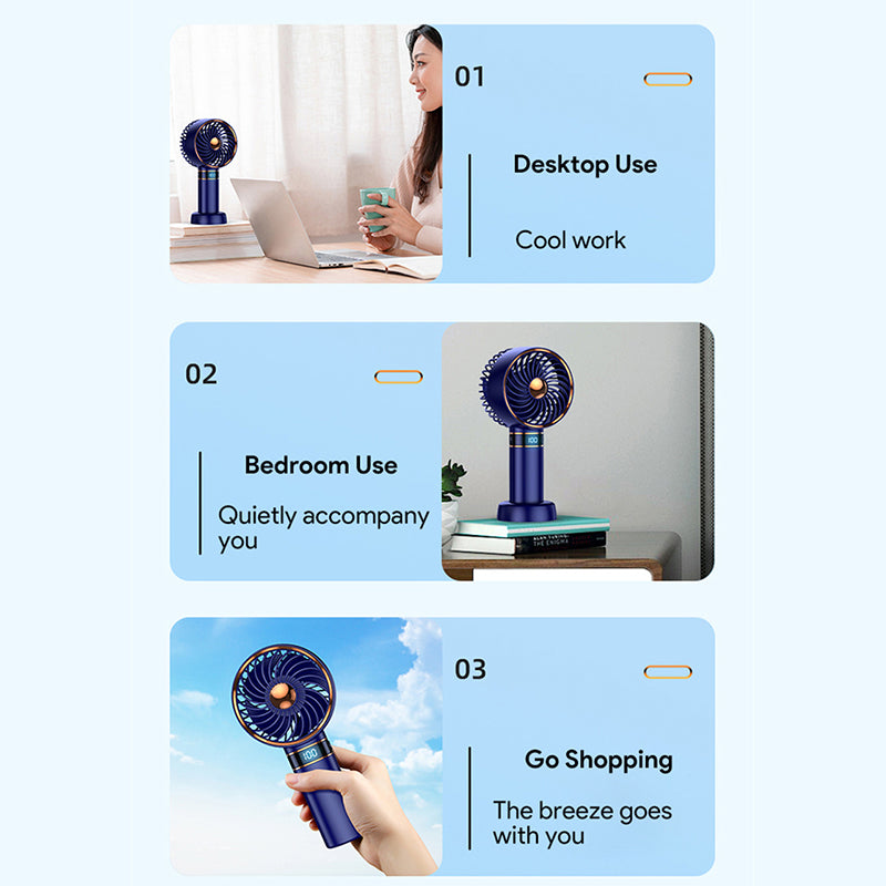 Portable 5000mAh Handheld Mini Air Conditioner Fan | Stornfield