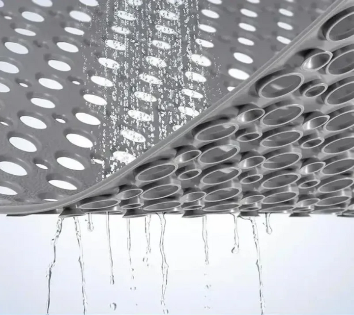 HydroSafe Square Non-Slip Shower Mat Stornfield
