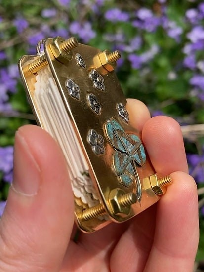 Stornfield | Mini Flower Press | Compact Botanical Keepsake Maker | Portable Craft Tool