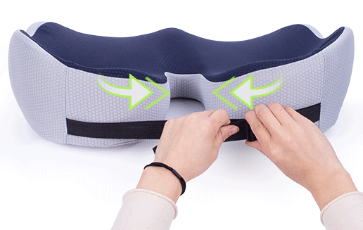 Stornfield | Adjustable Memory Foam Sit Bone Relief Seat Cushion