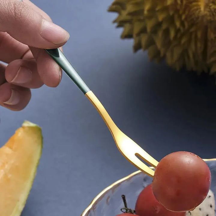 7pcs Stainless Steel Fruit Fork Dessert Cake Forks Salad Fork | Stornfield