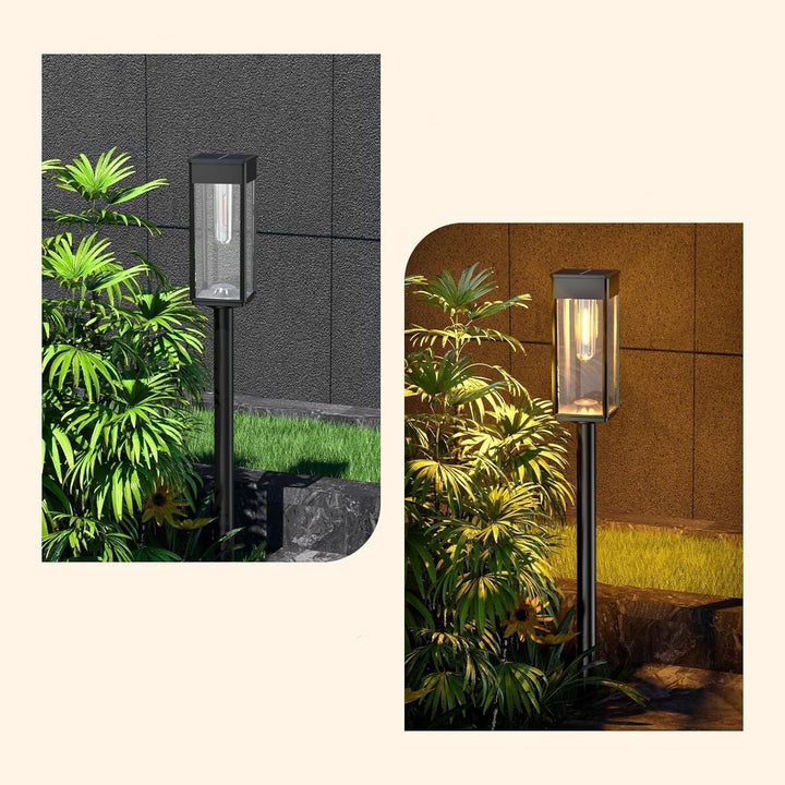 Solar-powered garden light for outdoor use - Modern LED pathway light for lighting pathways, terraces, and gardens | Stornfield