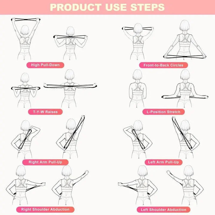 Stornfield | 8-shaped resistance band – strengthens chest & corrects your posture