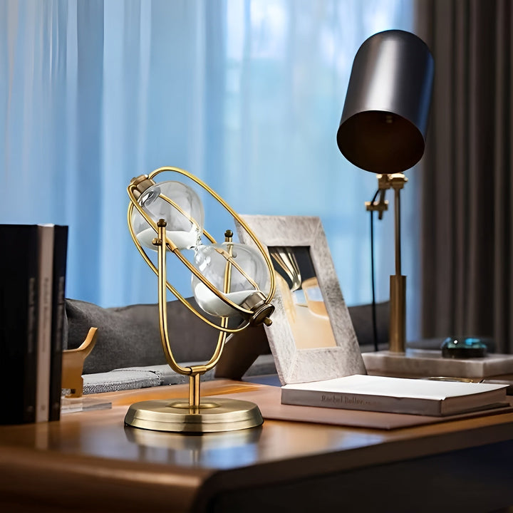 Classic hourglass to turn – Decorative and Relaxing | Stylish taStornfielde decoration with flowing sand | Stornfield