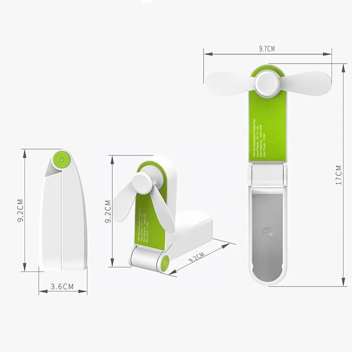 Compact Rechargeable Handheld Fan | Stornfield