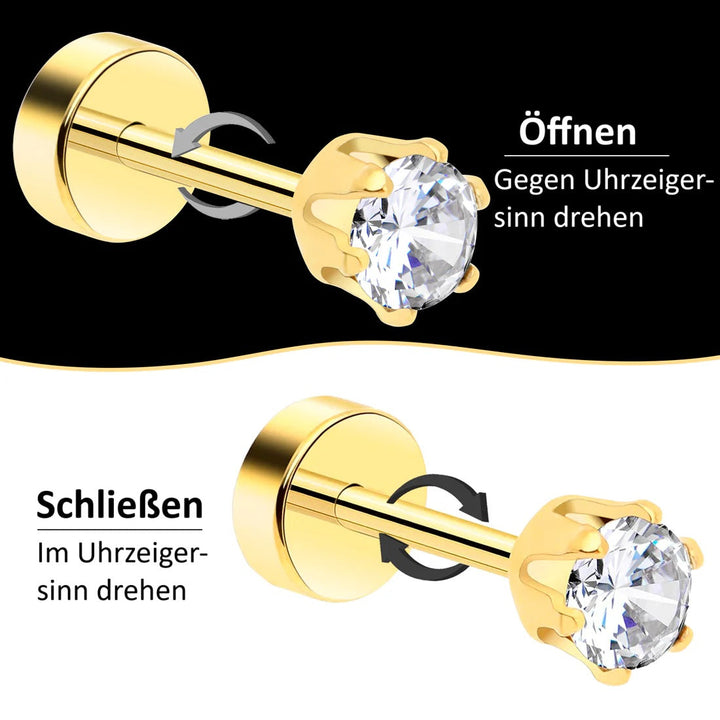 Ear studs with flat back | Stornfield