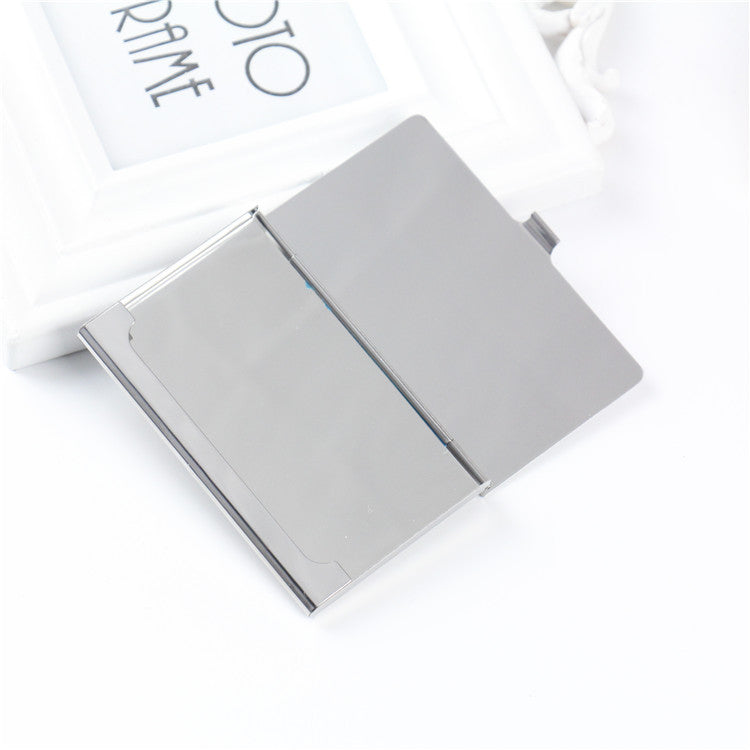 Sleek Metal Business Card Holder