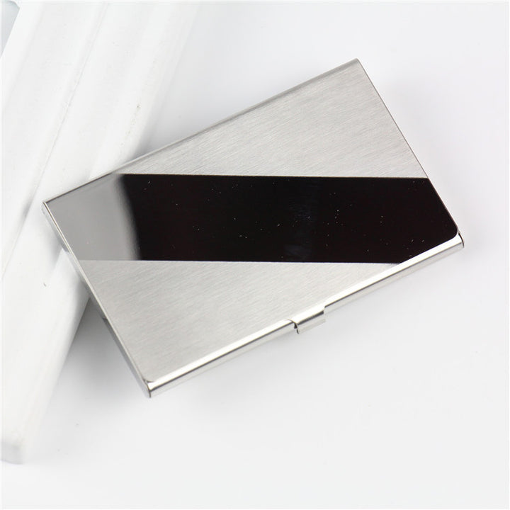 Sleek Metal Business Card Holder