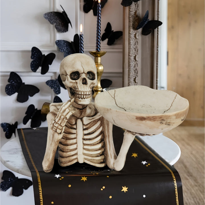 GhoulBowl Skull Bowl – Resin Halloween Candy Bowl and Gothic Decoration | Stornfield