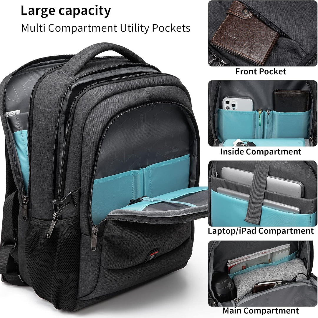Water-Resistant Travel Laptop Backpack with USB Port & Organised Storage | Stornfield
