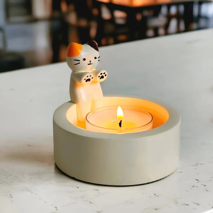 Cute Cat Candle Holder | Stornfield