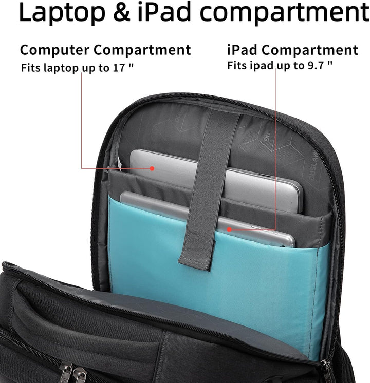Water-Resistant Travel Laptop Backpack with USB Port & Organised Storage | Stornfield