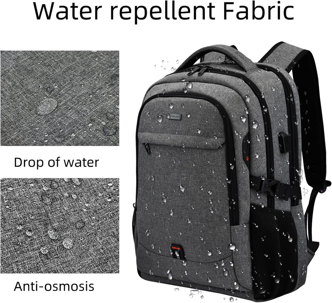 Water-Resistant Travel Laptop Backpack with USB Port & Organised Storage | Stornfield