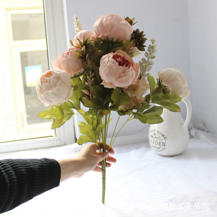 Luxurious Faux Peony Bouquet
