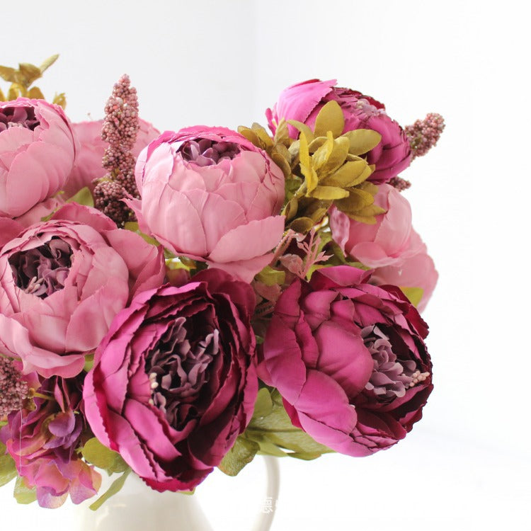 Luxurious Faux Peony Bouquet