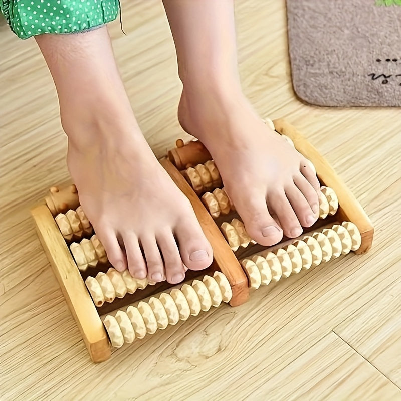 Wooden Foot Roller – Reduce Tension and Stimulate Blood Circulation | Stornfield