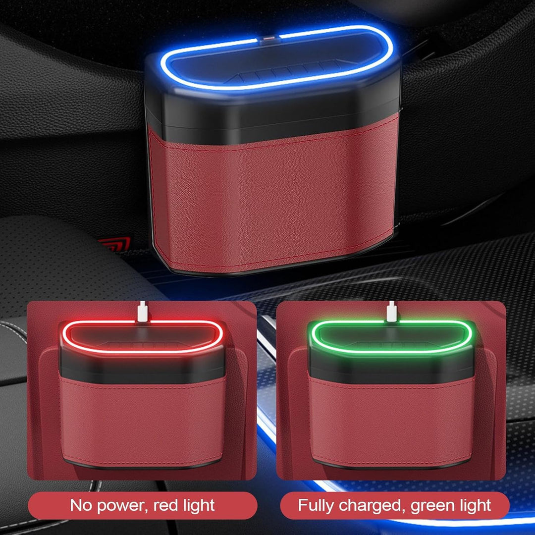 Stornfield | Smell-Proof Car Trash Can with Touch Light – Lurevo