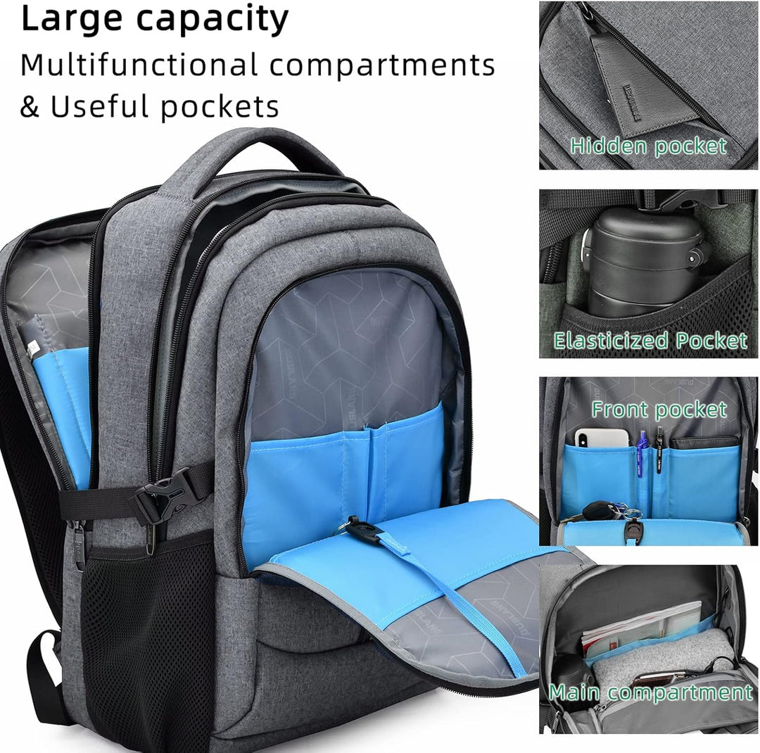 Water-Resistant Travel Laptop Backpack with USB Port & Organised Storage | Stornfield