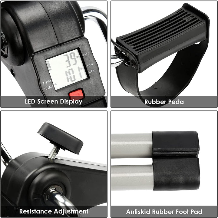 Mini Home Trainer Fitness Bike Leg Trainer with LCD Display | Stornfield