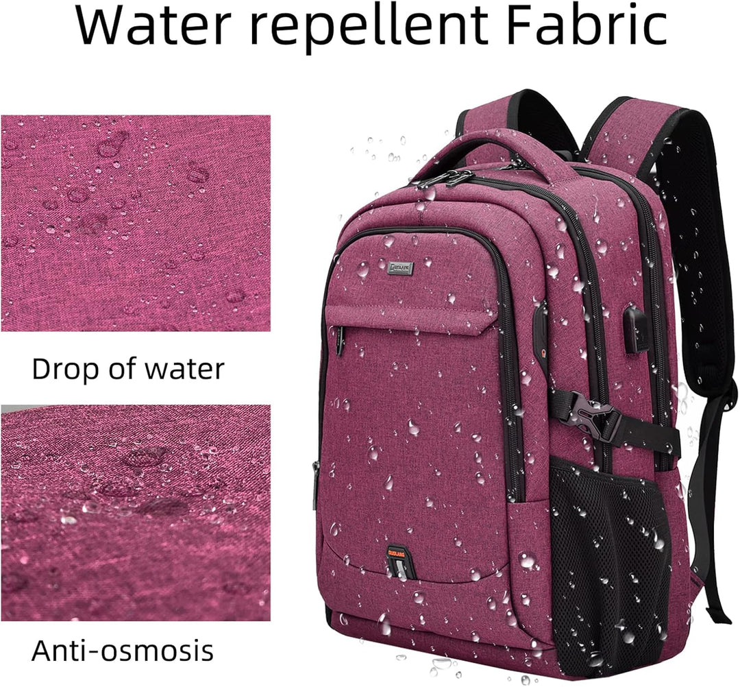 Water-Resistant Travel Laptop Backpack with USB Port & Organised Storage | Stornfield