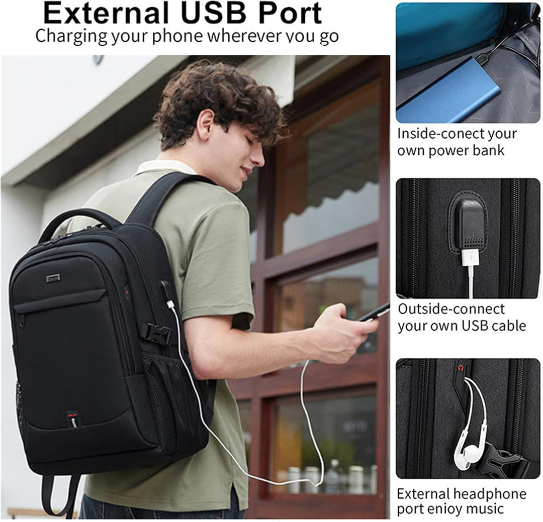 Water-Resistant Laptop & Travel Backpack with Organised Compartments | Stornfield