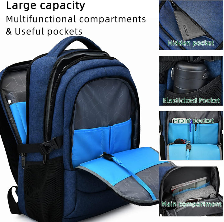 Water-Resistant Travel Laptop Backpack with USB Port & Organised Storage | Stornfield