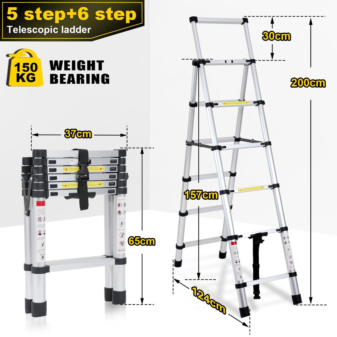 Telescoping ladder Folding ladder A-frame | Stornfield