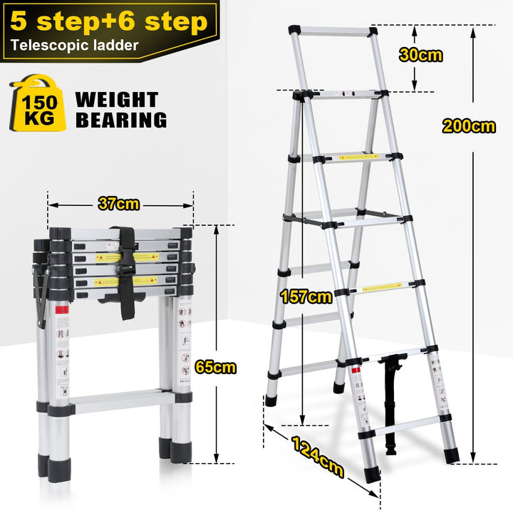 Telescoping ladder Folding ladder A-frame | Stornfield