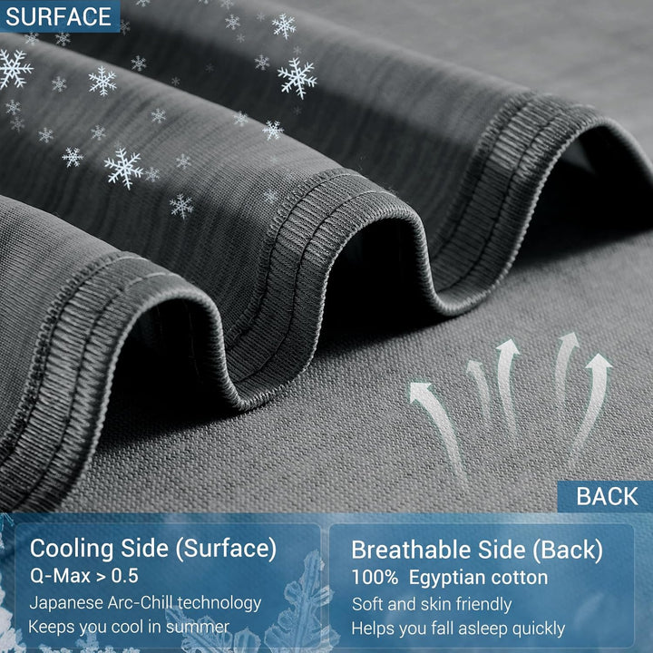 Black Cooling Blanket –  3.0, Q-Max>0.5, Multi-Size Options | Stornfield