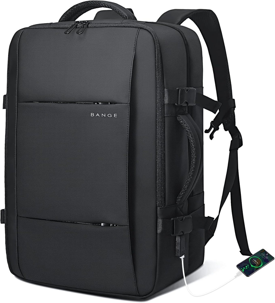 Expandable 26–45L Waterproof Travel Backpack with Laptop Sleeve & Duffle Carry | Stornfield