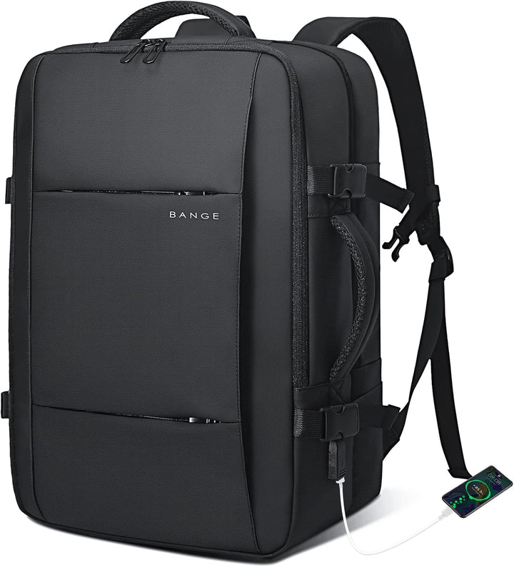 Expandable 26–45L Waterproof Travel Backpack with Laptop Sleeve & Duffle Carry | Stornfield