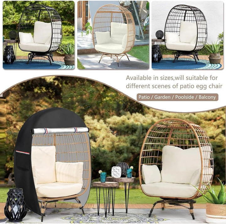 Stornfield | Waterproof Egg Chair Cover with Double Zipper – Solara