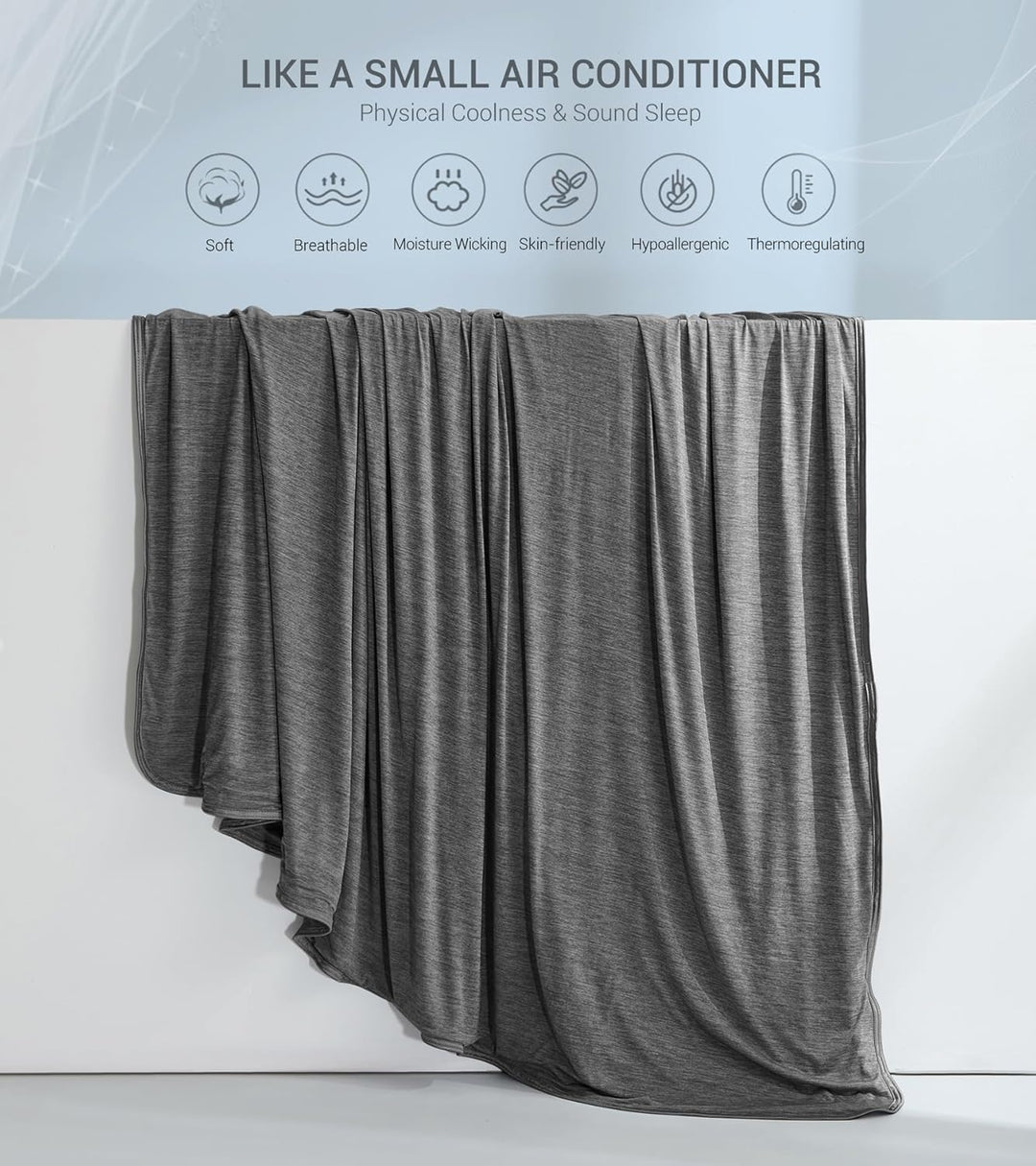 Black Cooling Blanket –  3.0, Q-Max>0.5, Multi-Size Options | Stornfield