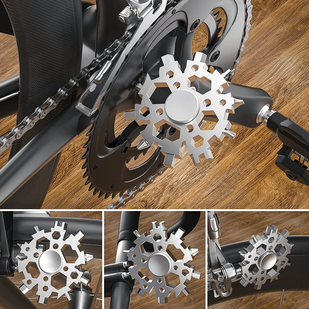 22-in-1 Snowflake Multi-Tool With Fidget Spinner | Stornfield