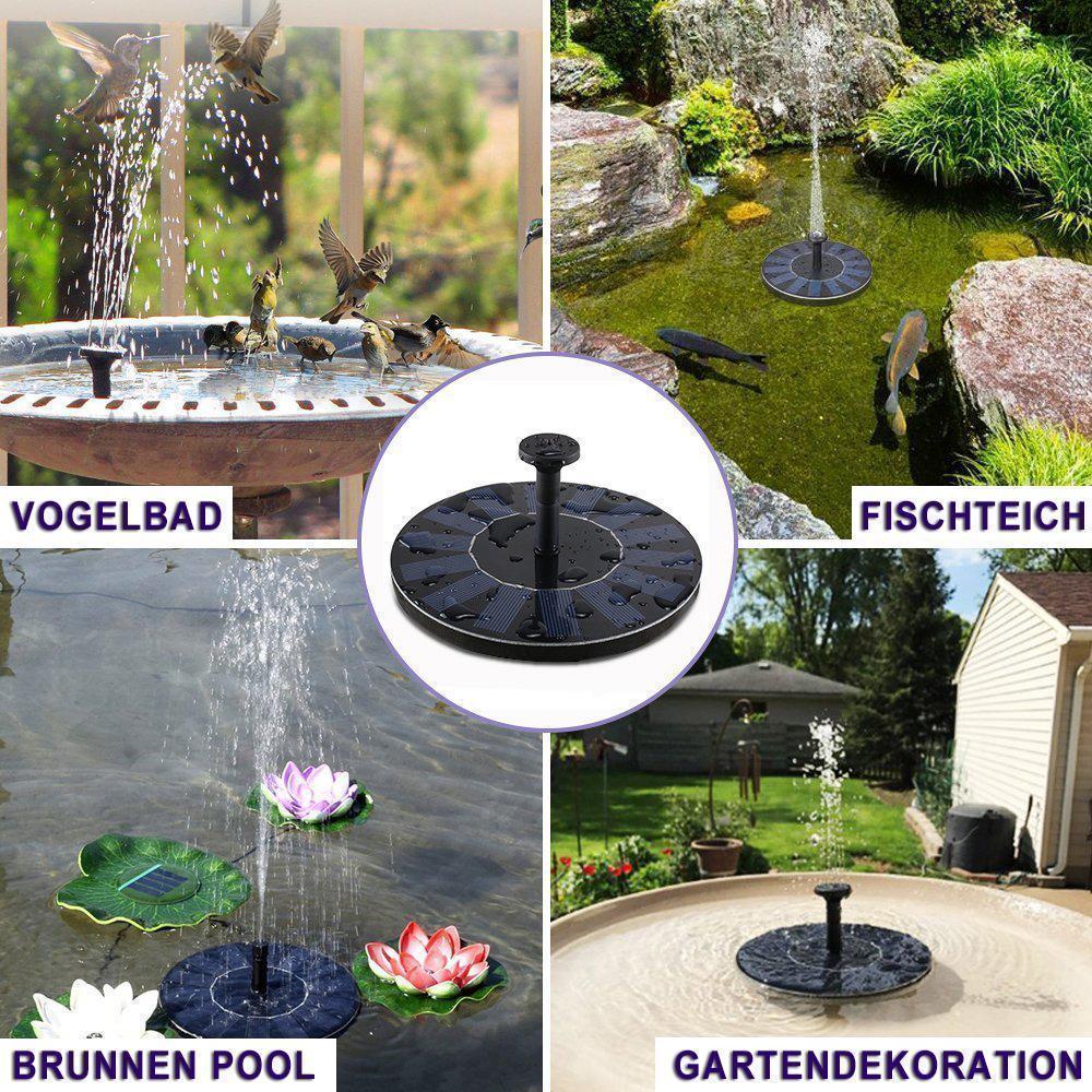 Stornfield | Solar Energy Fountain Pump WaterSoft – For Pond, Birdbath or Garden Decoration
