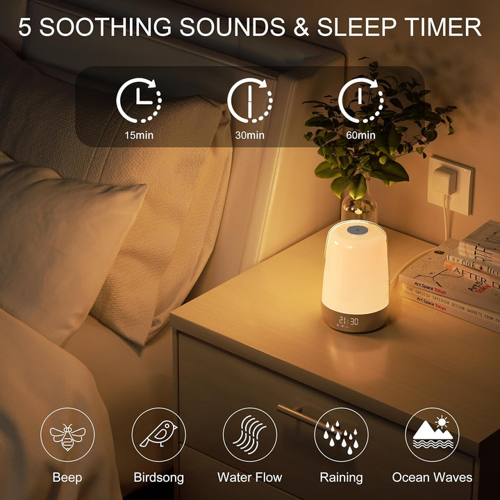LightStart Wake-Up Lamp – Sunrise Simulation and Dimmable Night Light | Stornfield