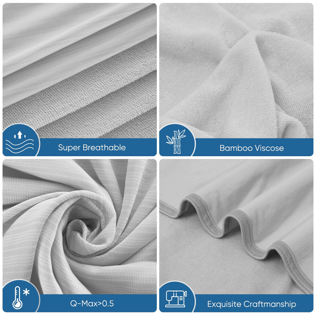 Cooling Blanket –   Q-Max>0.5, Lightweight Bamboo Fiber, Breathable & Soft, All-Season Cool Comfort | Stornfield