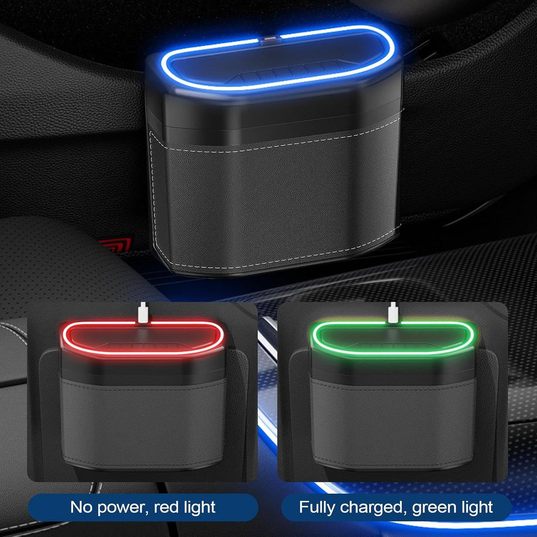 Stornfield | Smell-Proof Car Trash Can with Touch Light – Lurevo