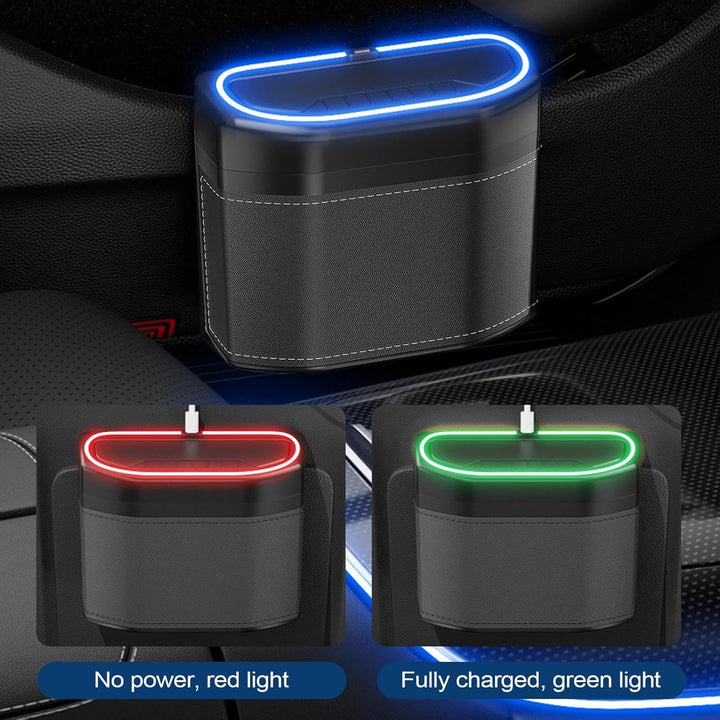 Stornfield | Smell-Proof Car Trash Can with Touch Light – Lurevo