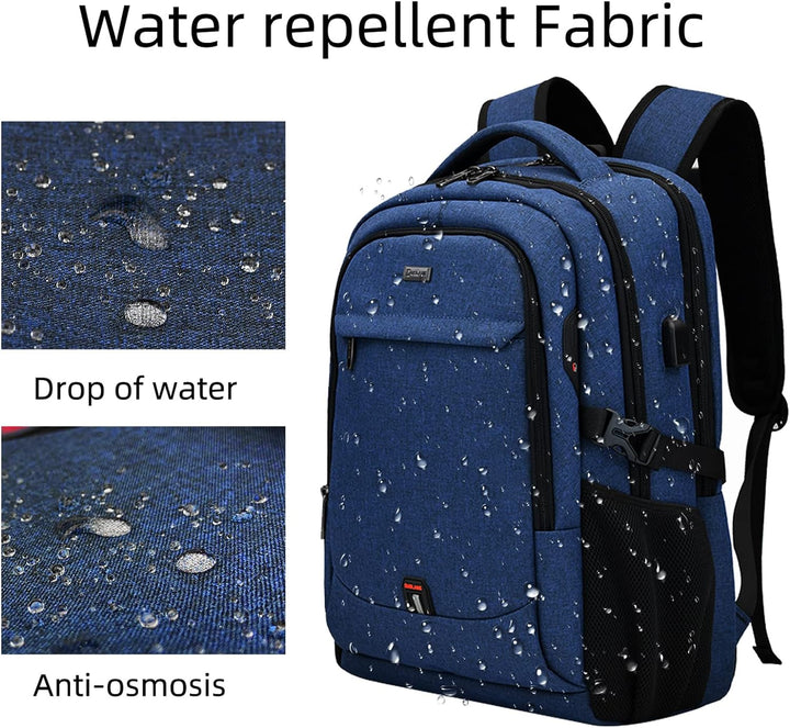 Water-Resistant Travel Laptop Backpack with USB Port & Organised Storage | Stornfield