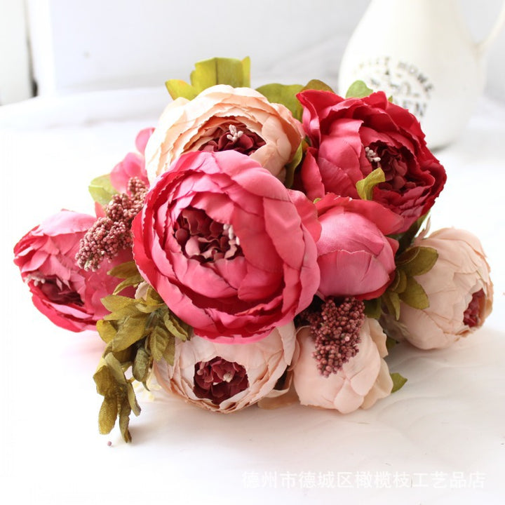 Luxurious Faux Peony Bouquet