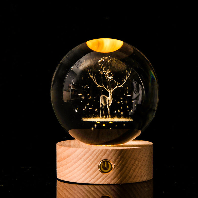 Galaxy Crystal Ball Lamp | Stornfield
