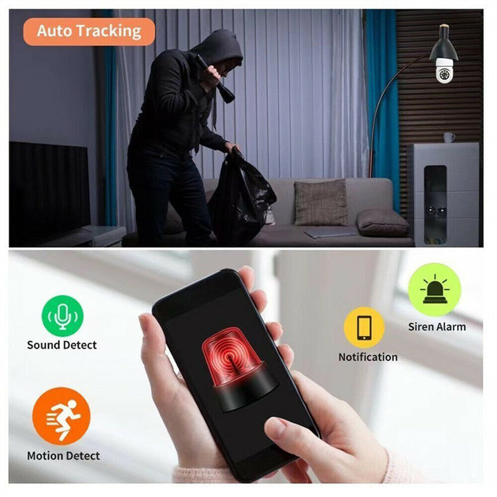 E27 1080P HD WiFi Bulb Security Camera | Stornfield